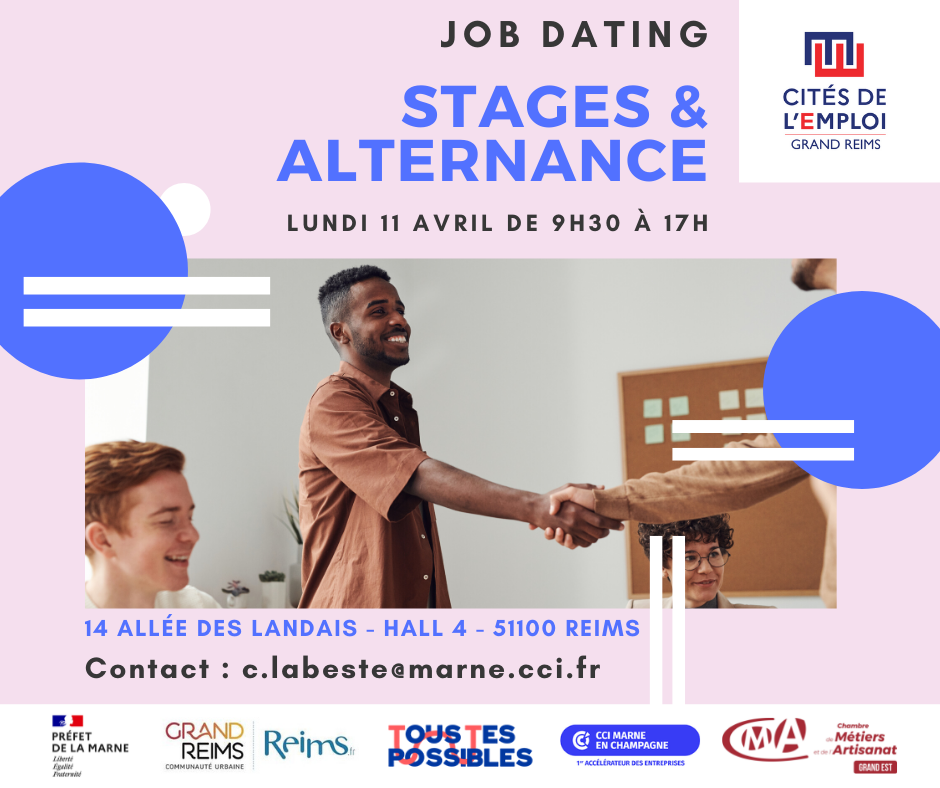 Job dating alternance / stage le 11 avril 2022